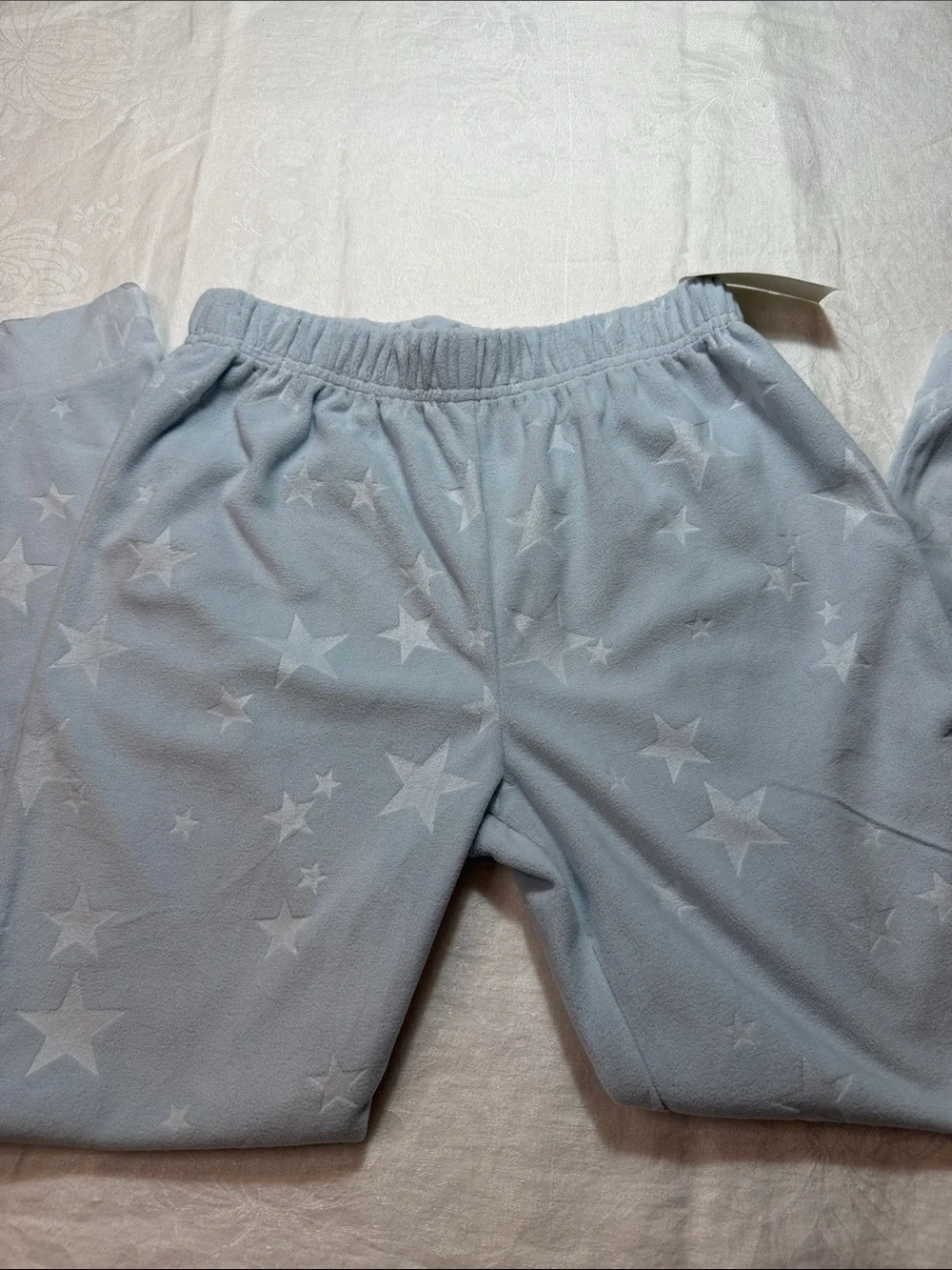 Light Blue Star-Print Kids Pajama Set - Jellifish Kids